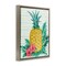 Stupell Industries Bora Bora Pineapple Floating Frame, design by Paul Brent